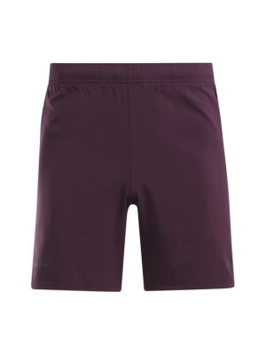 Krótkie spodenki sportowe Reebok ciemnoliliowy