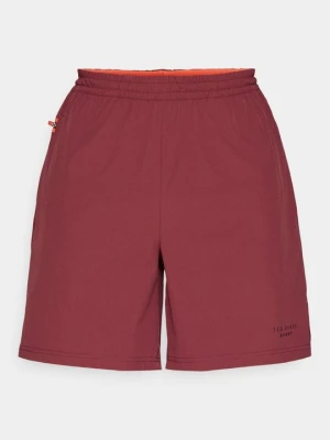 Krótkie spodenki sportowe Ted Baker bordowy