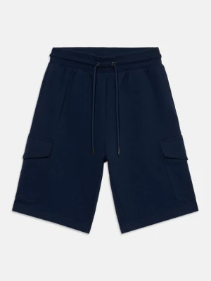Krótkie spodenki sportowe Tommy Hilfiger granatowy