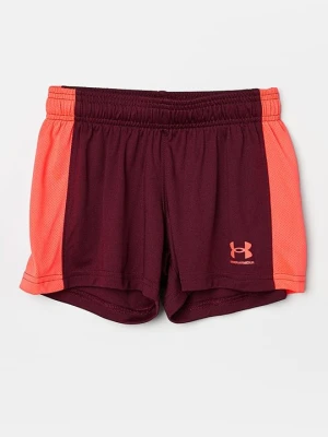 Krótkie spodenki sportowe Under Armour ciemnoczerwony