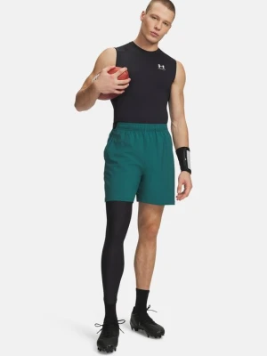 Krótkie spodenki sportowe Under Armour ciemnozielony