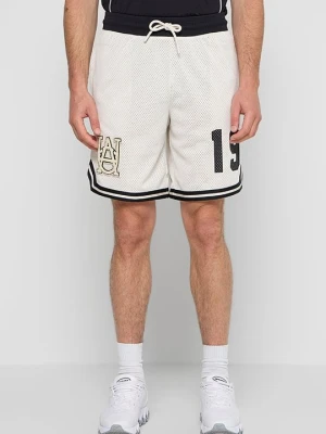 Krótkie spodenki sportowe Under Armour mleczny