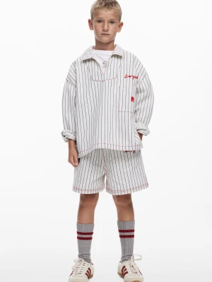 Krótkie spodnie w paski Desigual