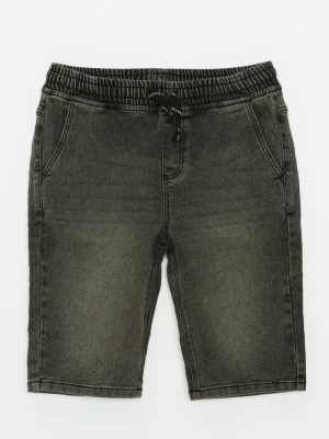 Krótkie szare jeansowe spodenki dla chłopaka Reporter