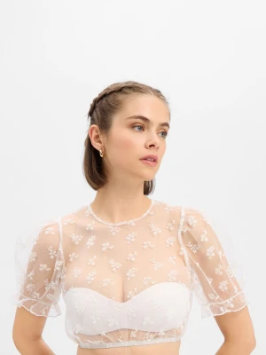 Krüger Dirndl bluzka w stylu dirndl Kobiety biały