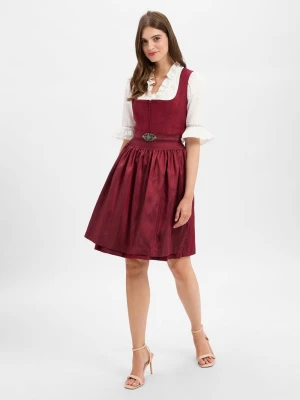 Krüger Dirndl Damski dirndl Kobiety czerwony jednolity,