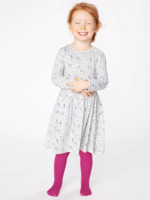 Kryjące Rajstopy Dziecięce Pippi 40 3d Dark Pink Marilyn