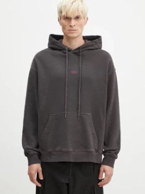 KSUBI bluza bawełniana Hit List Biggie Hoodie męska kolor czarny z kapturem z aplikacją MFA24FL001