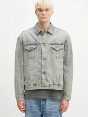 KSUBI kurtka jeansowa Oh G męska kolor niebieski przejściowa oversize MFA24JK003