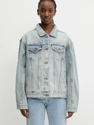 KSUBI kurtka jeansowa oversized jacket karma kolor niebieski przejściowa 5000003501