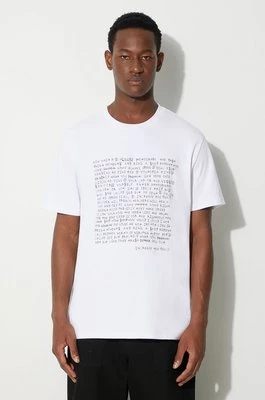 KSUBI t-shirt bawełniany kolor biały z nadrukiem