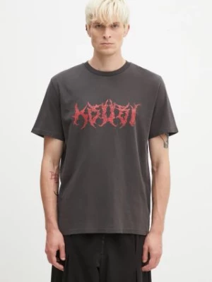 KSUBI t-shirt bawełniany Sabbath Kash męski kolor czarny z nadrukiem MFA24TE002