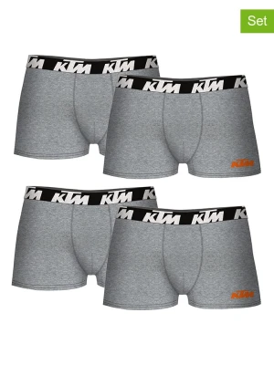 KTM Bokserki (4 pary) w kolorze szarym rozmiar: XXL