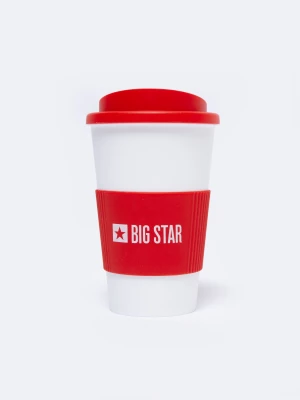 Kubek z silikonową pokrywą z logo BIG STAR 350ml