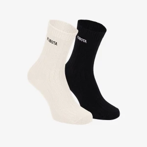 Kubota 2-pak skarpet w prążki czarny 36-40