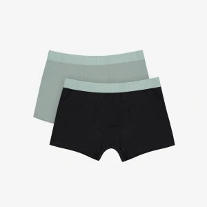 Kubota Bokserki męskie 2-pak czarno-miętowe M