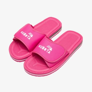 Kubota Klapki Rzep różowe 36