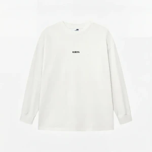 Kubota Longsleeve oversize Comfy Club Moods biały unisex S