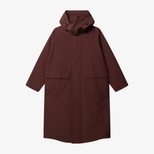 Kubota Parka przeciwdeszczowa oversize Comfort Zone bordowa unisex S