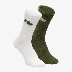Kubota Skarpety Fluffy 2-pak khaki 36-40