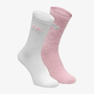 Kubota Skarpety Fluffy 2-pak różowe 36-40