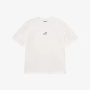 Kubota T-shirt bawełniany Statement ecru M