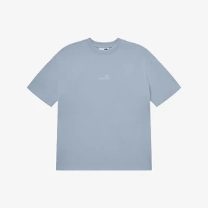 Kubota T-shirt bawełniany Statement niebieski S