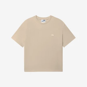 Kubota T-shirt oversize Easy beżowy damski XS