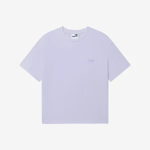 Kubota T-shirt oversize Easy fioletowy damski XS