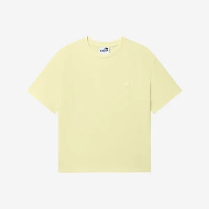 Kubota T-shirt oversize Easy żółty damski XS