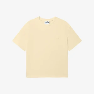 Kubota T-shirt oversize Easy żółty damski XS