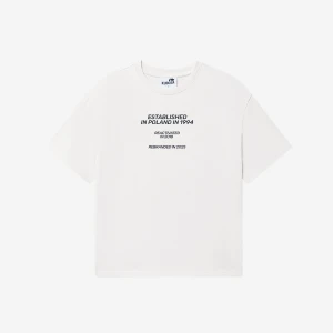 Kubota T-shirt oversize Street Edge biały unisex S