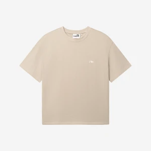 Kubota T-shirt regular Easy beżowy męski S