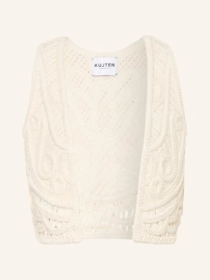 Kujten Kamizelka Szydełkowa Nieve Arabesque weiss