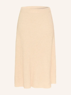 Kujten Spódnica Z Dzianiny Kimchio Z Kaszmiru beige