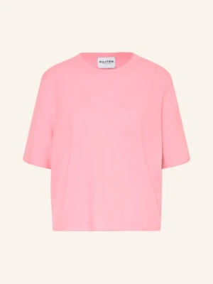 Kujten Sweter Z Dzianiny Z Kaszmiru pink