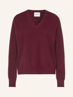 Kujten Sweter Z Kaszmiru Lita rot CIEMNOCZERWONY