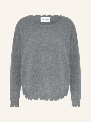 Kujten Sweter Z Kaszmiru Melah grau SZARY