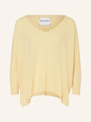 Kujten Sweter Z Kaszmiru Minie gelb