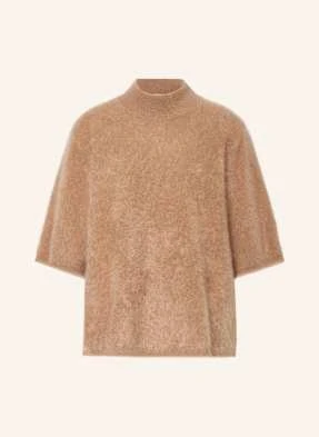 Kujten Sweter Z Kaszmiru Teefu Fluffy Z Rękawami 3/4 beige