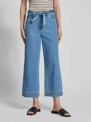 Kuloty jeansowe z szeroką nogawką z czystej bawełny model ‘KATHY’ Vero Moda