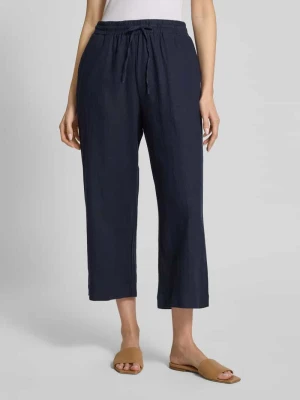 Kuloty lniane z szeroką nogawką i tunelem model ‘Lava’ FREE/QUENT