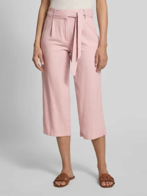 Kuloty o kroju regular fit z wiązanym paskiem model ‘CARO’ Only