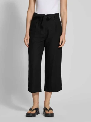 Kuloty o kroju regular fit z wiązanym paskiem model ‘CARO’ Only