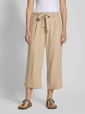 Kuloty o kroju regular fit z wiązanym paskiem model ‘CARO’ Only