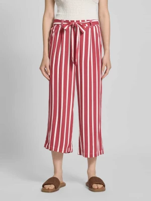 Kuloty o kroju regular fit z wiązanym paskiem model ‘PRIME’ Only