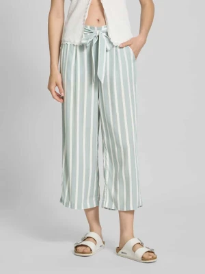 Kuloty o kroju regular fit z wiązanym paskiem model ‘PRIME’ Only