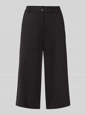 kuloty o kroju regular fit z zakładkami w pasie model 'SC-GILL 3' Soyaconcept Czarny