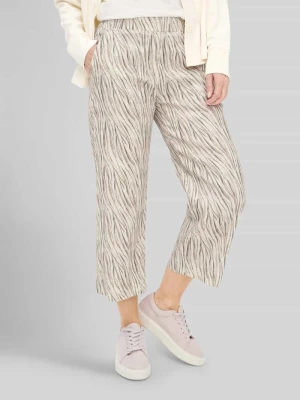 kuloty o kroju slim fit z mieszanka lnu model 'PAM CULOTTE' Raphaela By Brax