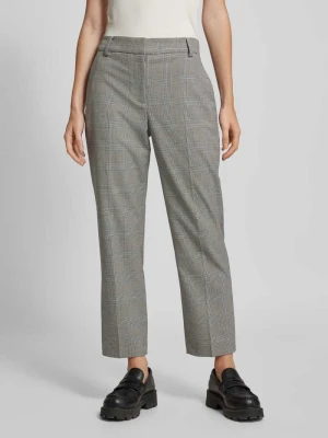 Kuloty o kroju slim fit z prostą nogawką i wzorem w kratę glencheck Tommy Hilfiger